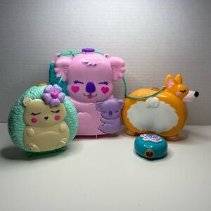 Polly Pocket Playset *Lot Of 4* Playsets With 1 Figure READ